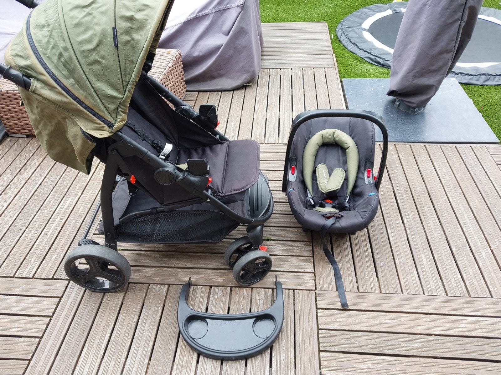 Kinderwagen met apart afneembare babyschaal, Ophalen, Gebruikt, Kinderwagen, Overige merken