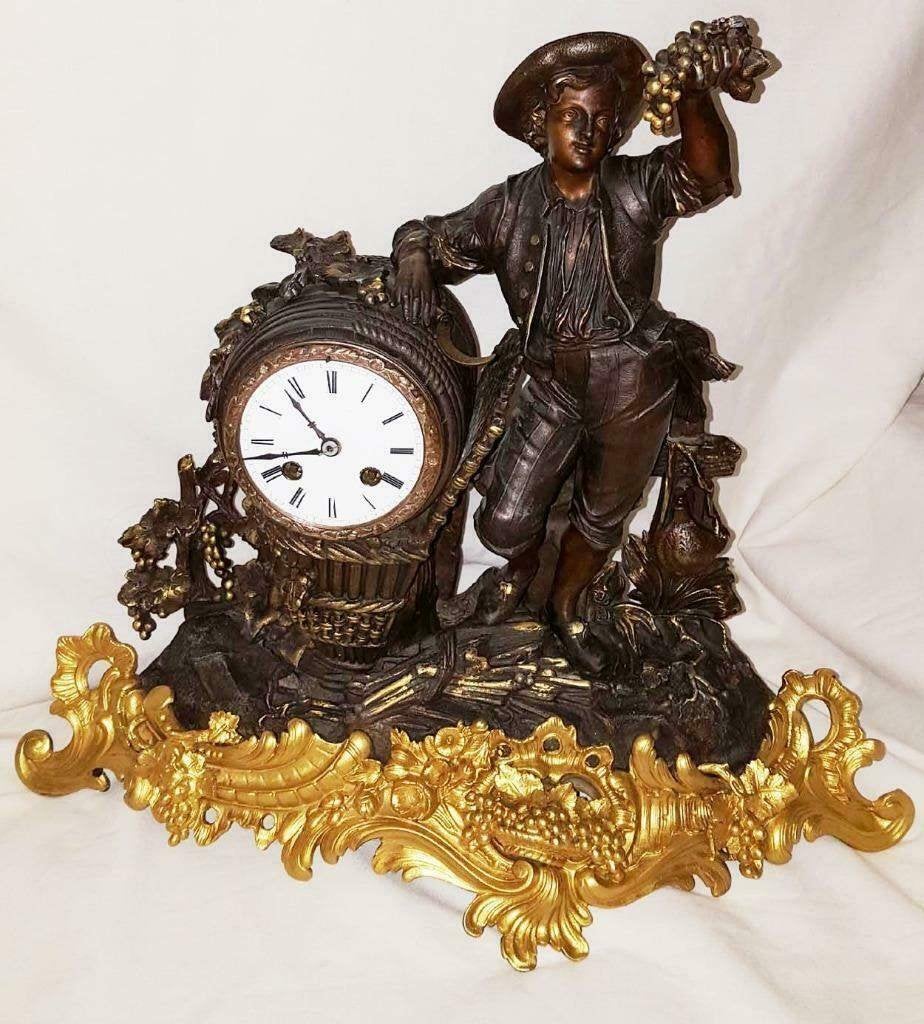antieke franse pendule, Antiek en Kunst, Antiek | Klokken, Ophalen