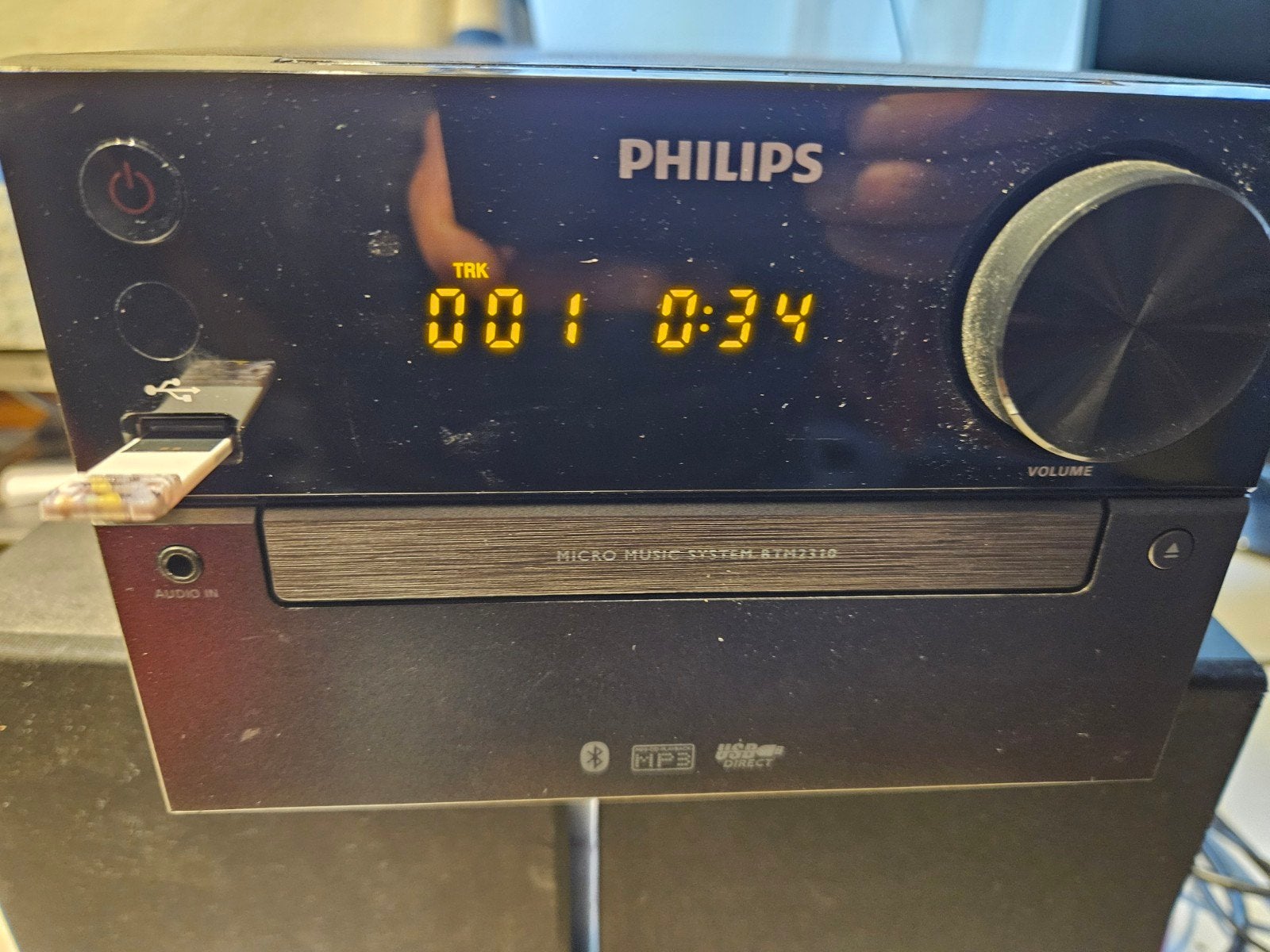 Philips BTM2310/12 micromuzieksysteem (mini-hifi-set) met on, Ophalen of Verzenden, Minder dan 60 watt, Overige merken