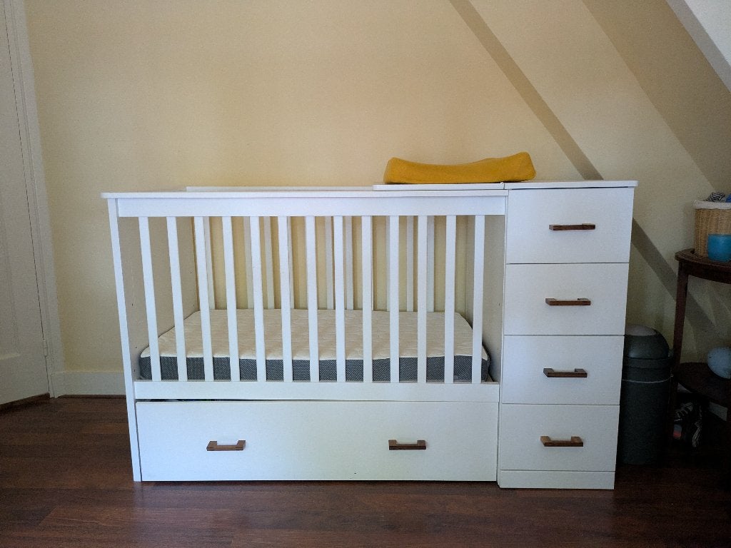 Combi ledikant, 70 tot 85 cm, Zo goed als nieuw, 160 tot 180 cm, Ophalen