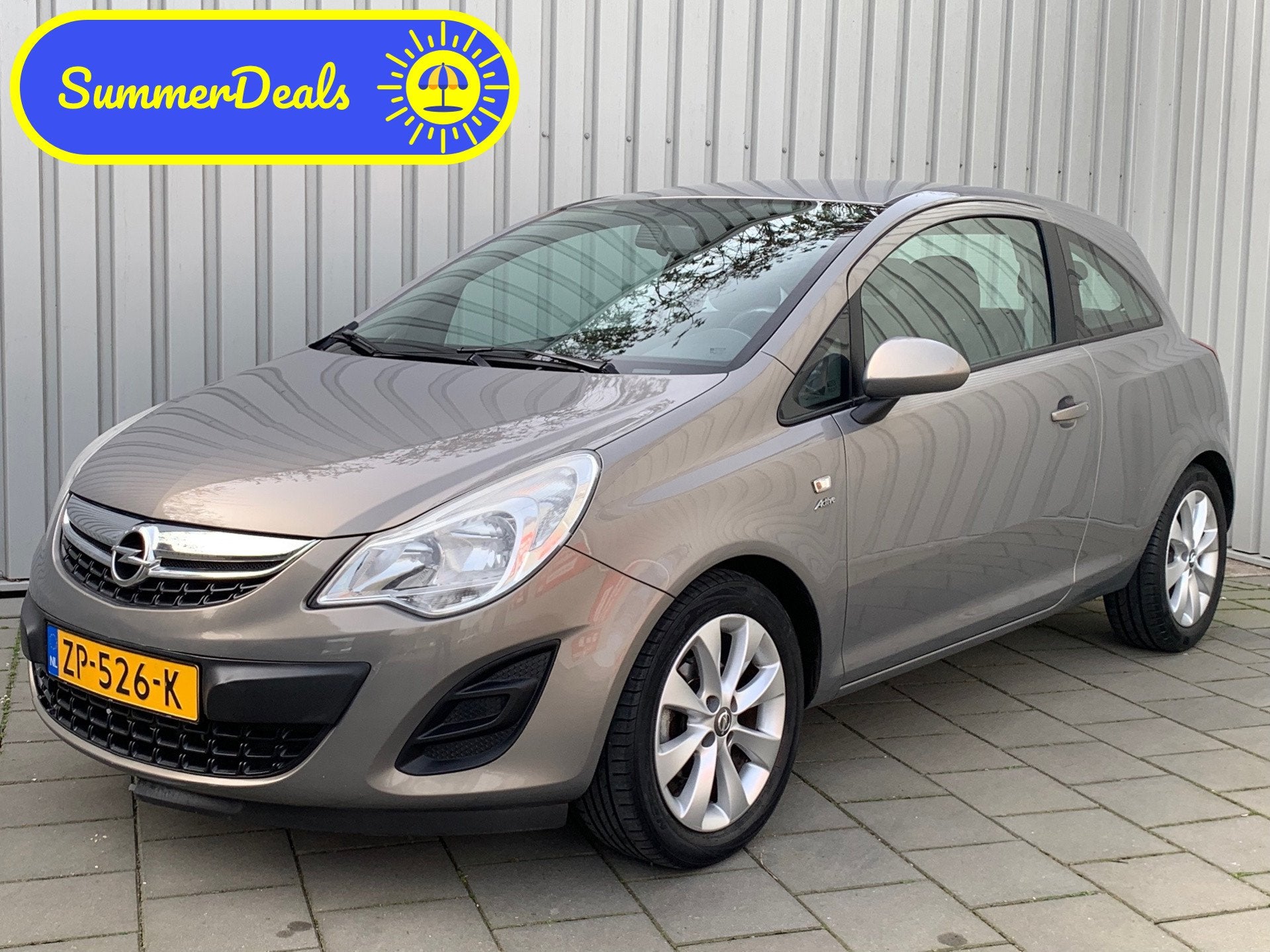 Opel Corsa 1.2 EcoFlex Selection|Airco|, Voorwielaandrijving, Euro 5, Zwart, Bruin