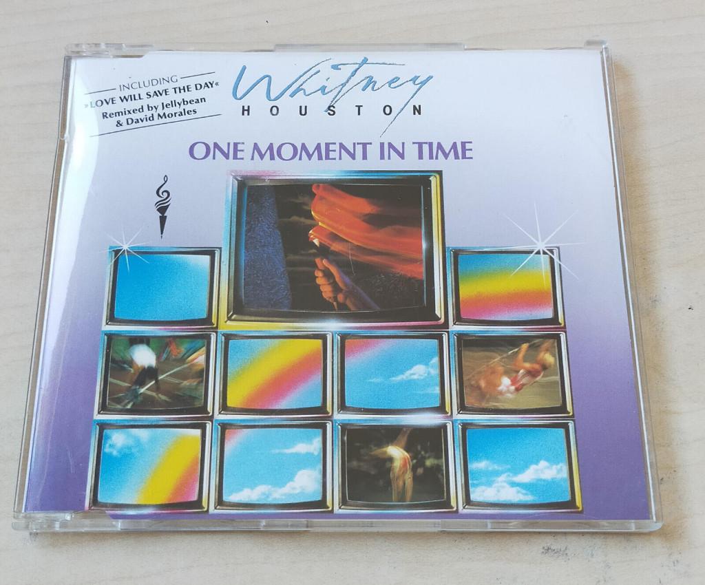 Whitney Houston - One Moment In Time CD Single 1988 3trk, Cd's en Dvd's, Cd Singles, Zo goed als nieuw, Pop, Ophalen of Verzenden