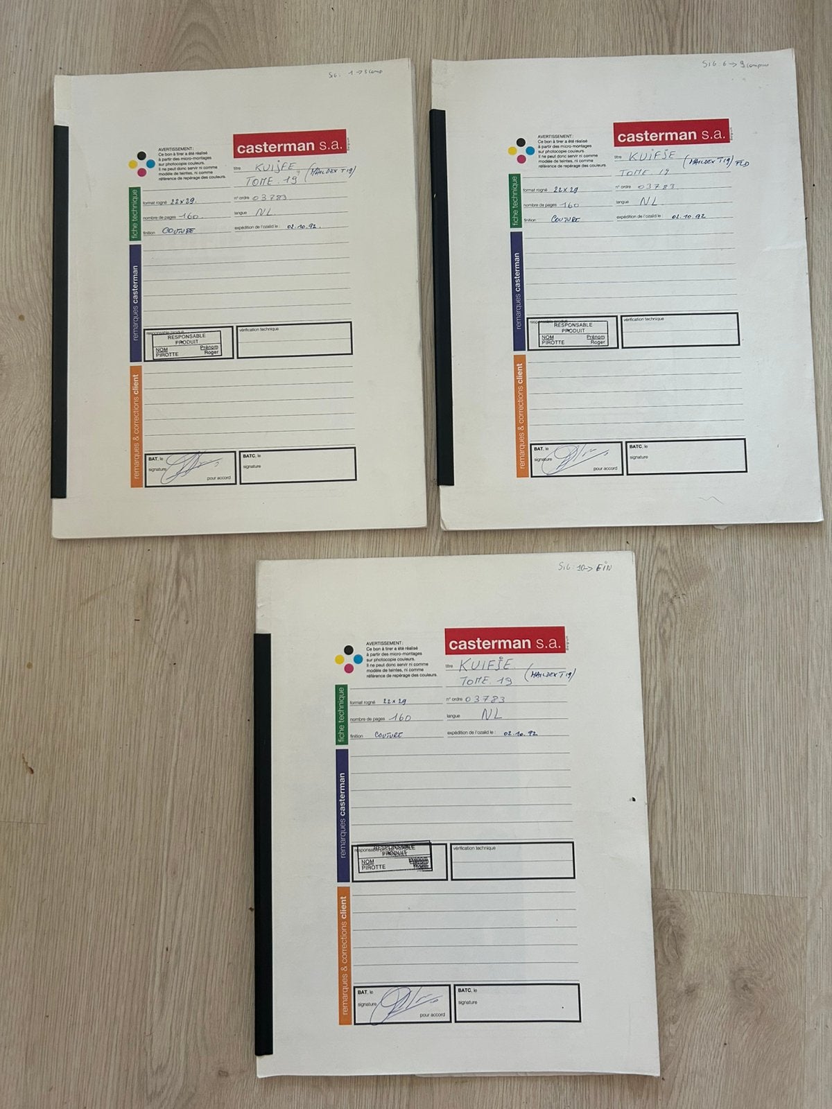 Casterman Kuifje – originele productieproeven, Verzamelen, Ophalen of Verzenden, Kuifje, Zo goed als nieuw, Beeldje of Figuurtje