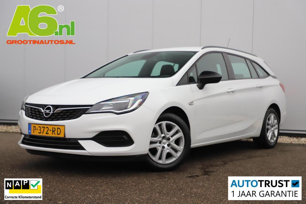 Opel Astra Sports Tourer 1.2 Edition 110PK Carplay Android N, Voorwielaandrijving, Stof, Gebruikt, Euro 6