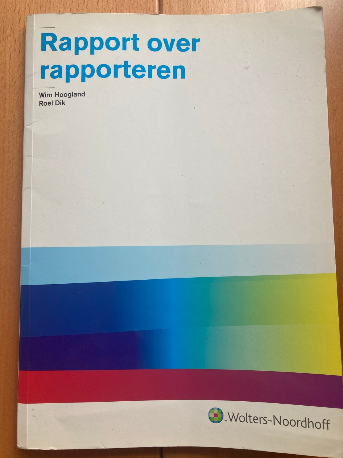 Rapport over Rapporteren - Studieboek Wim Hoogland Roel Dik, Ophalen of Verzenden, Gelezen, HBO