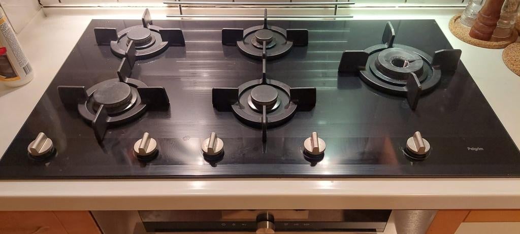 Pelgrim kookplaat 5 pitten gas, nieuw in 2020, Witgoed en Apparatuur, Kookplaten, Ophalen, Zo goed als nieuw, Inbouw, Gas
