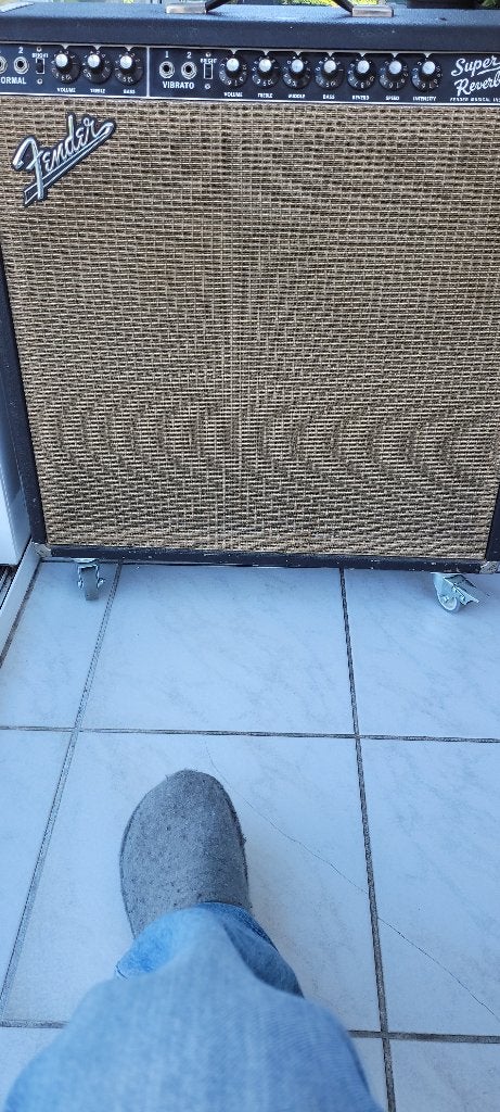 Fender super reverb 1965, Ophalen, Gebruikt, Gitaar, Minder dan 50 watt