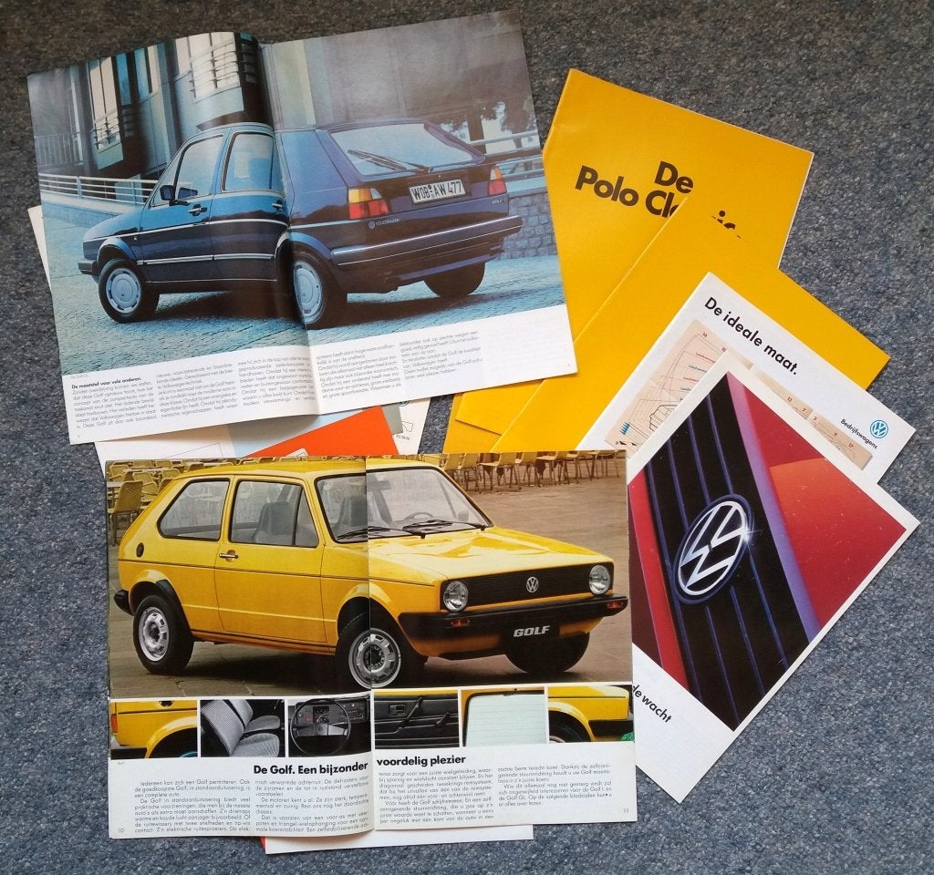 Volkwagen brochures Set van 12, Ophalen of Verzenden, Zo goed als nieuw, Volkswagen