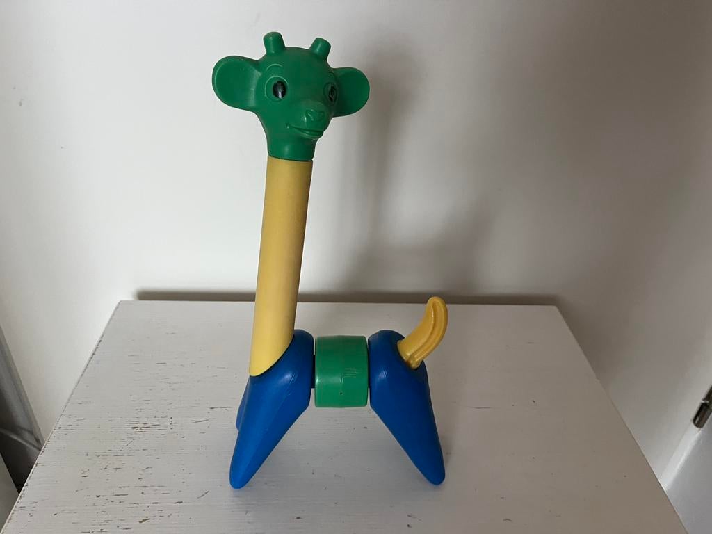 Vintage Tupperware Zoo-It-Yourself(Tuppertoys) giraffe. 1966, Ophalen of Verzenden, Gebruikt