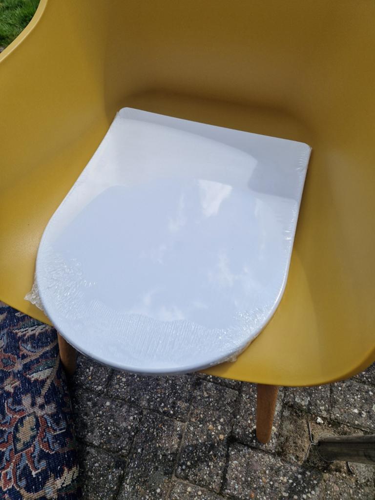 Nieuwe WC bril in verpakking, Doe-het-zelf en Verbouw, Ophalen, Nieuw, Toilet