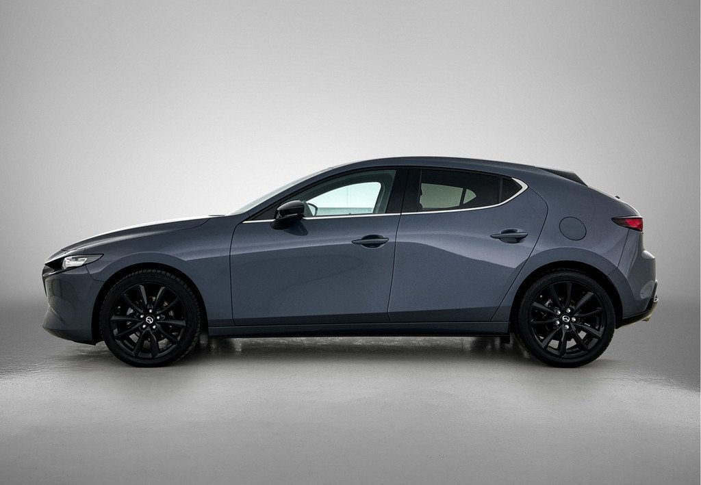 Mazda 3 2.5 e-SkyActiv-G M Hybrid 140 Nagisa | Leder | Stoel, 12 maanden, Gebruikt, Zwart, 4 cilinders