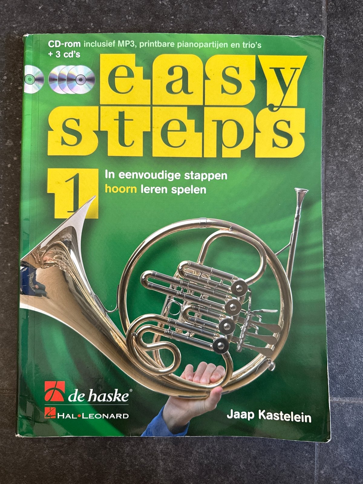 Easy Steps 1 Hoorn leren spelen - Jaap Kastelein (incl. CD's, Klassiek, Les of Cursus, Ophalen of Verzenden, Zo goed als nieuw