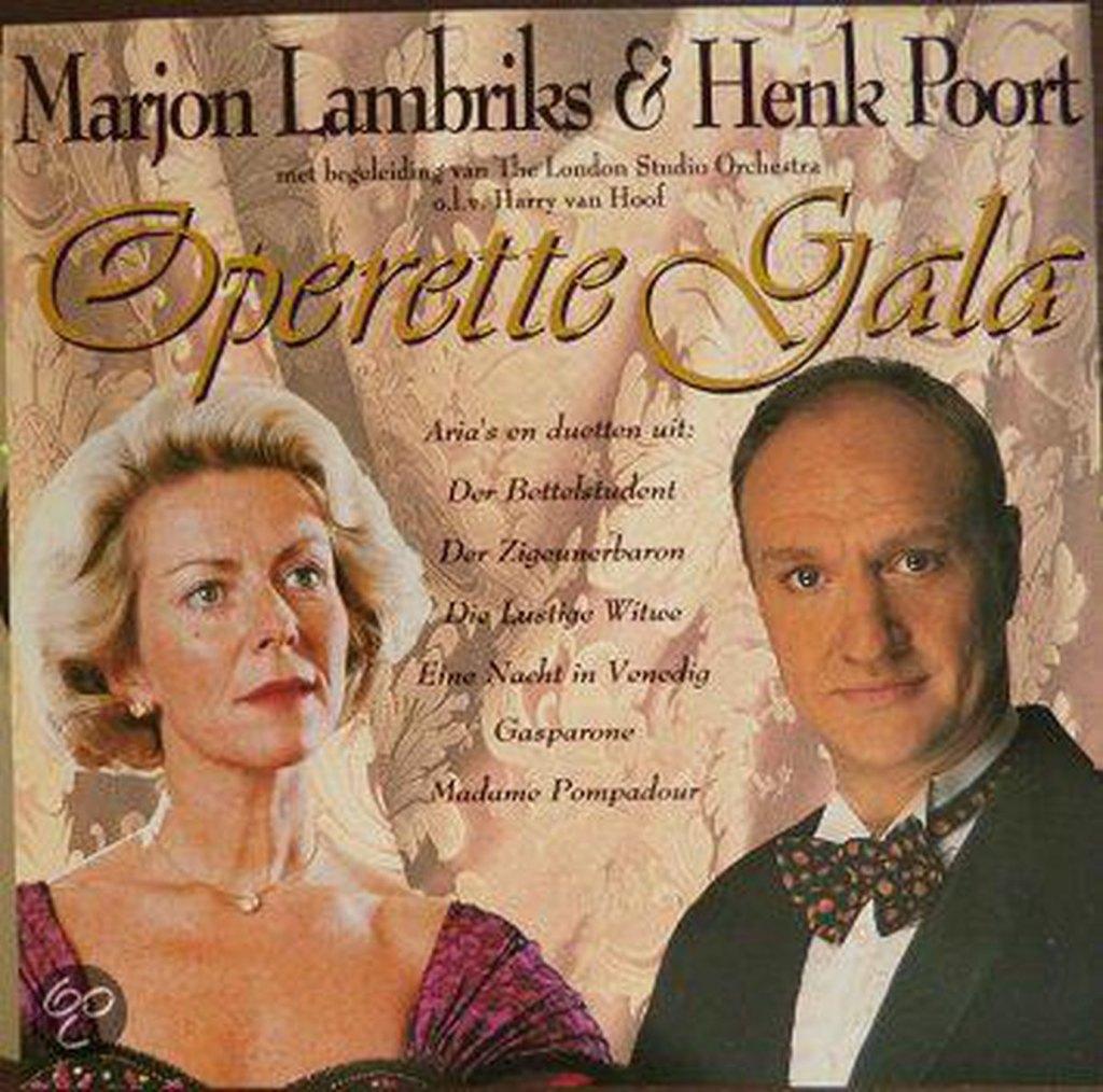 MARJON LAMBRIKS & HENK POORT - OPERETTE GALA CD, Verzenden, Zo goed als nieuw, Opera of Operette