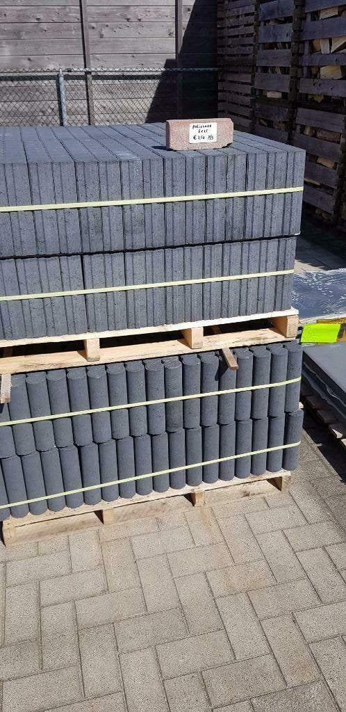 Palissades Antraciet 25 en 40 cm hoog te koop, Tuin en Terras, Ophalen, Overige typen, Nieuw, Minder dan 5 m²
