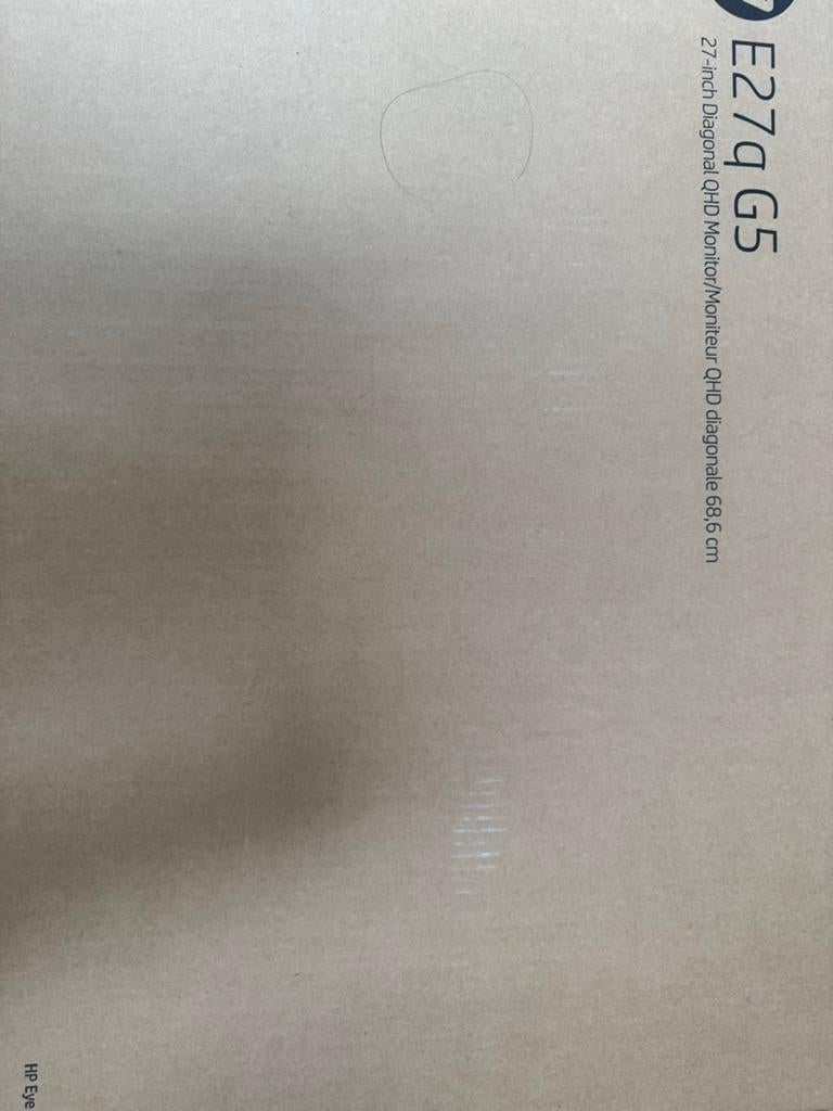 Hp E27 q G5 27 inch Diagonal QHD Monitor, Ophalen of Verzenden, Zo goed als nieuw, 61 t/m 100 Hz, Quad HD (2K)