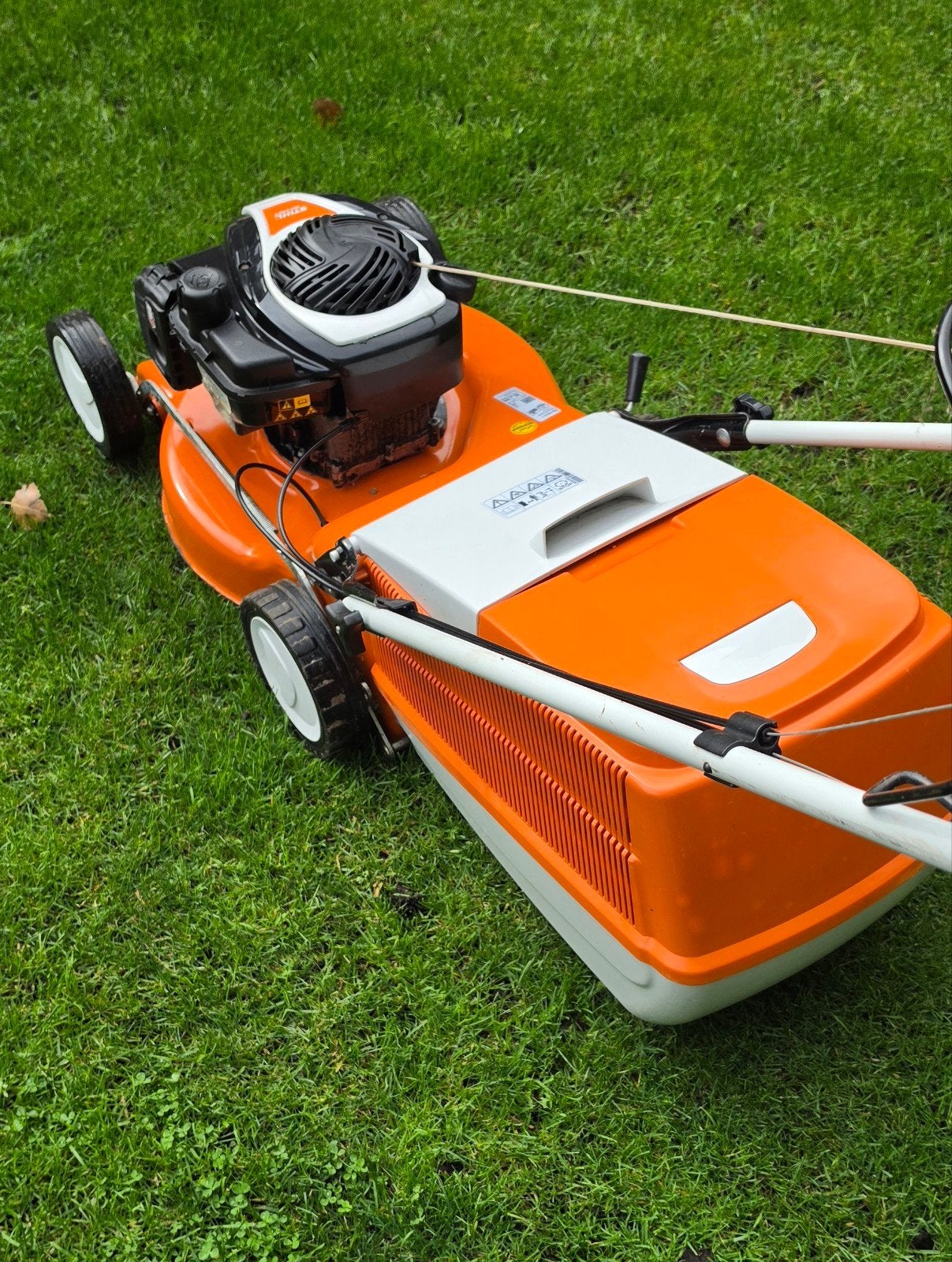 Stihl RM248.0T Benzine grasmaaier, Tuin en Terras, Ophalen, Cirkelmaaier, Stihl, Zo goed als nieuw