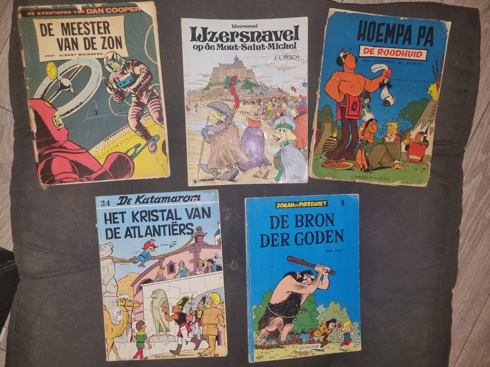 5  stripboeken - Hoempa Pa, Johan en Pirrewiet, Dan Coop, Boeken, Eén stripboek, Ophalen of Verzenden, Gelezen