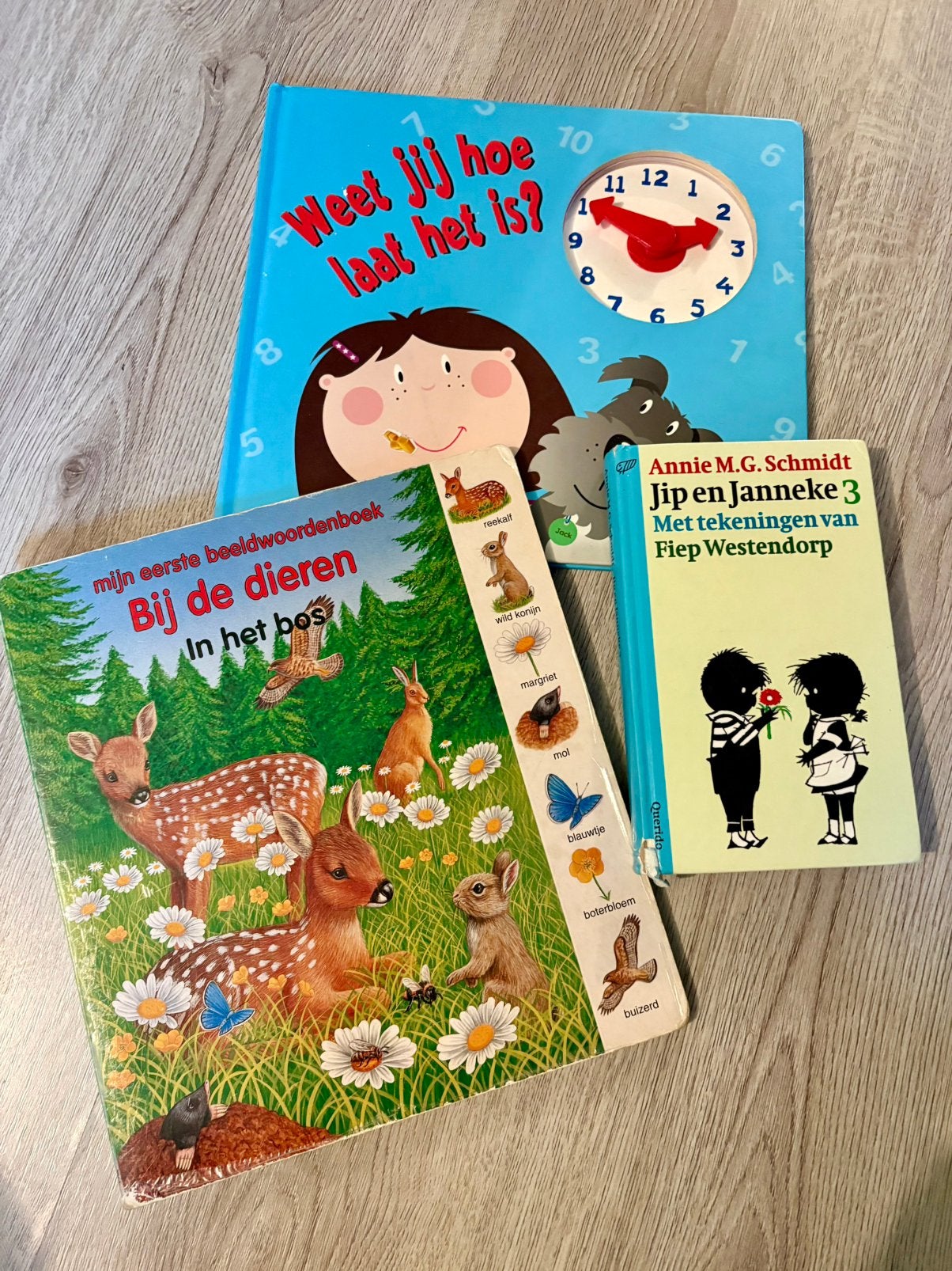 Leuk pakket kinderboeken (o.a. Jip en Janneke & Klokkijken), Boeken, Ophalen of Verzenden, Jongen of Meisje, Fictie algemeen