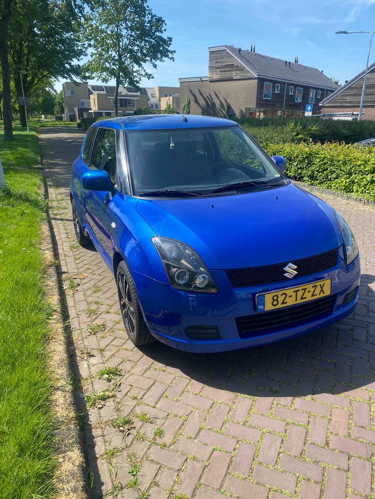 Suzuki Swift 1.3 3D 2007 Blauw, Auto's, 31 €/maand, Swift, Origineel Nederlands, Handgeschakeld