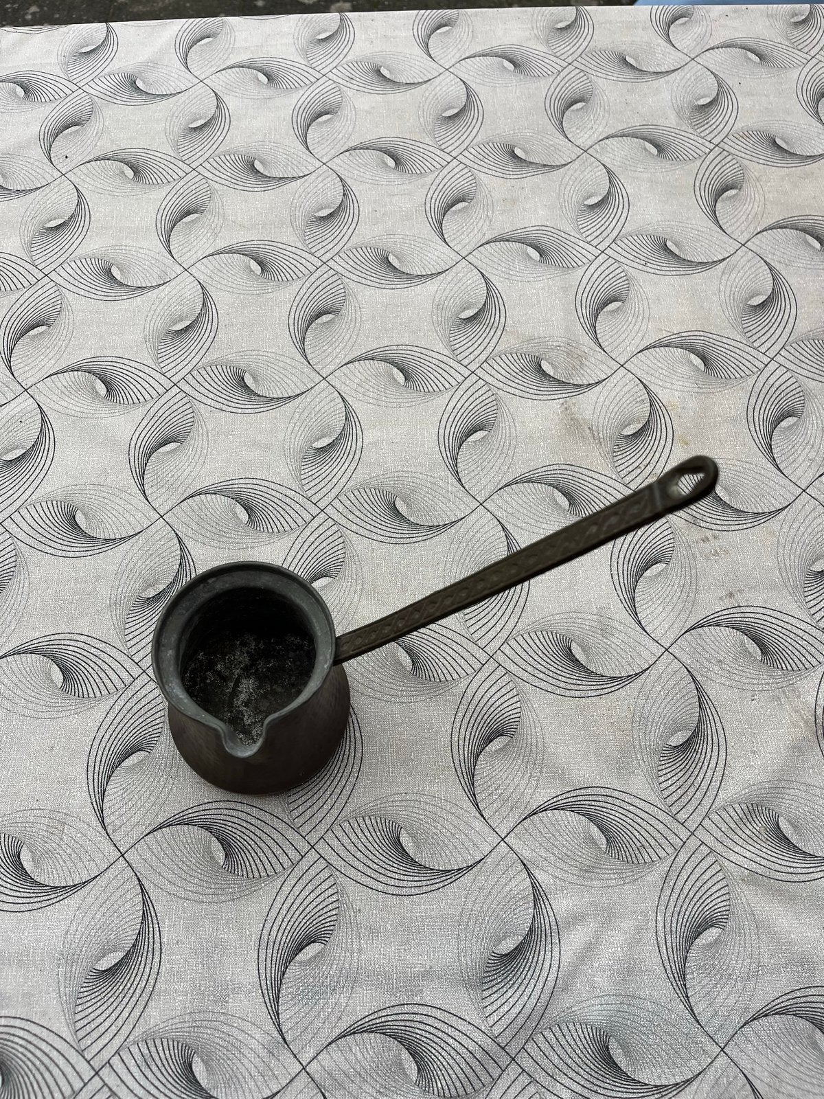 Antieke koperen Turkse koffiepot (cezve), Antiek en Kunst, Ophalen, Koper