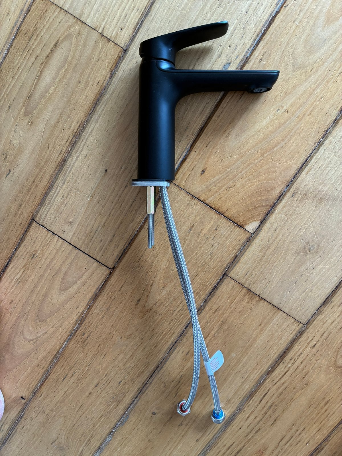 Zwarte kraan combi warm en koud, Ophalen of Verzenden, Nieuw, Kraan