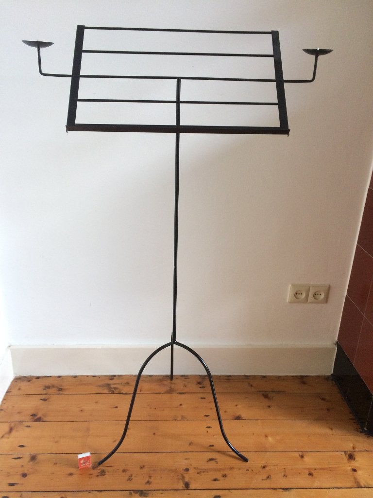 1.22 meter standaard display menu muziekblad 2 kaarshouders, Ophalen of Verzenden, Zo goed als nieuw, Muziekstandaard