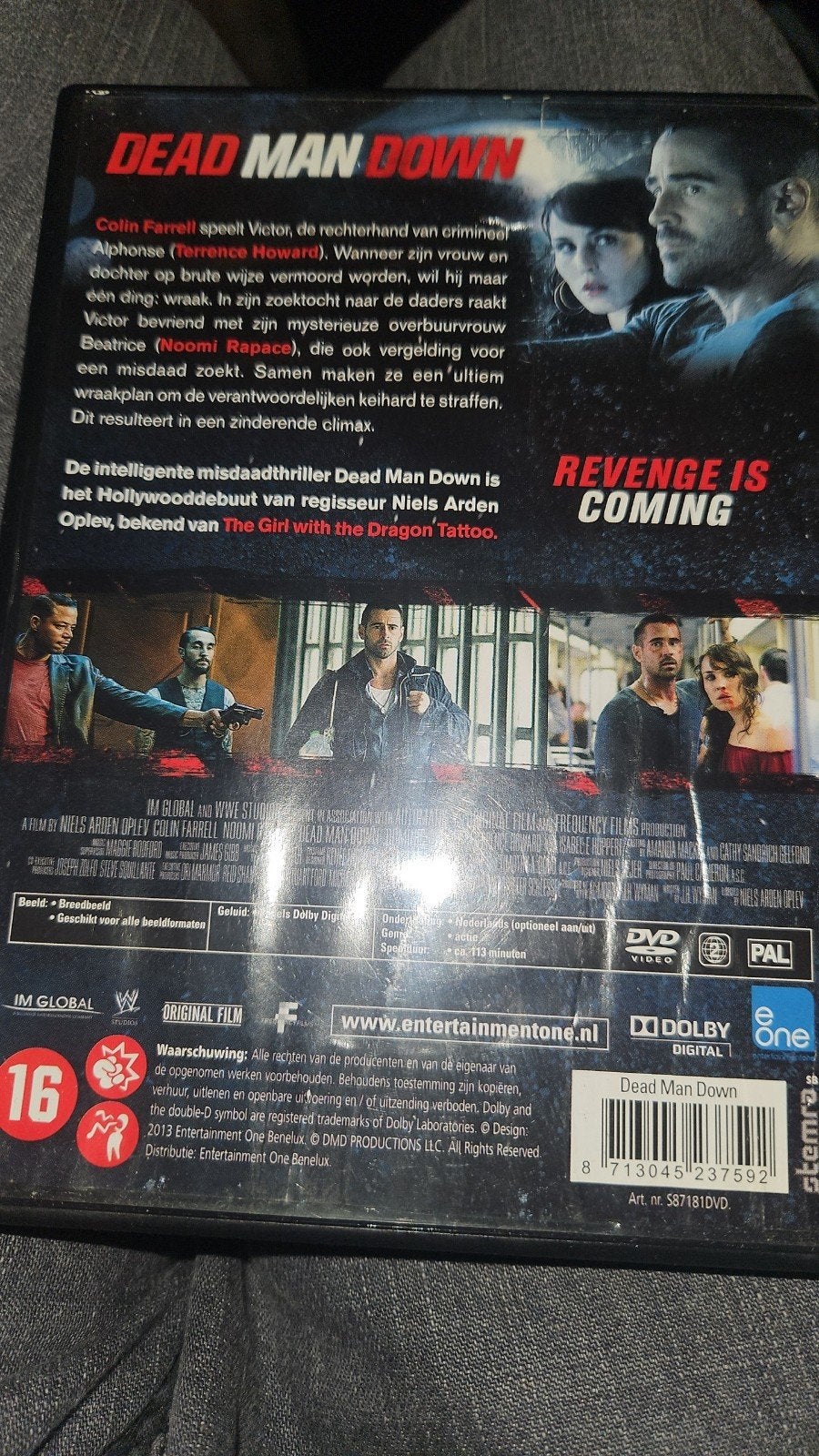 Leuke Film‼️ Dead Man Down  ‼️ Te Koop., Vanaf 16 jaar, Ophalen of Verzenden, Zo goed als nieuw