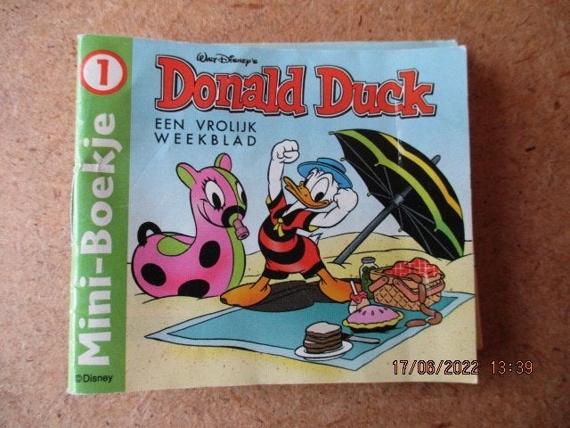 adv7721 mini-boekje 1 donald duck, Eén stripboek, Ophalen, Gelezen