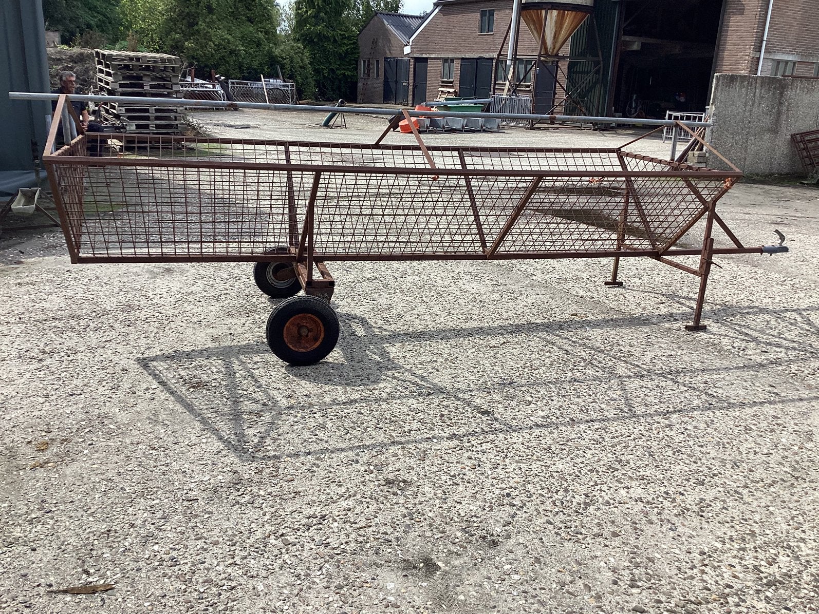Hooiruif op wielen.      4 meter lang, Dieren en Toebehoren, Meerdere dieren, Schaap