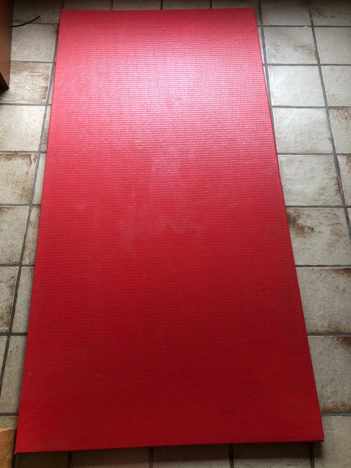 Oude gymmat judo mat, Maat 36 t/m 42, Ophalen of Verzenden, Zo goed als nieuw, Materiaal