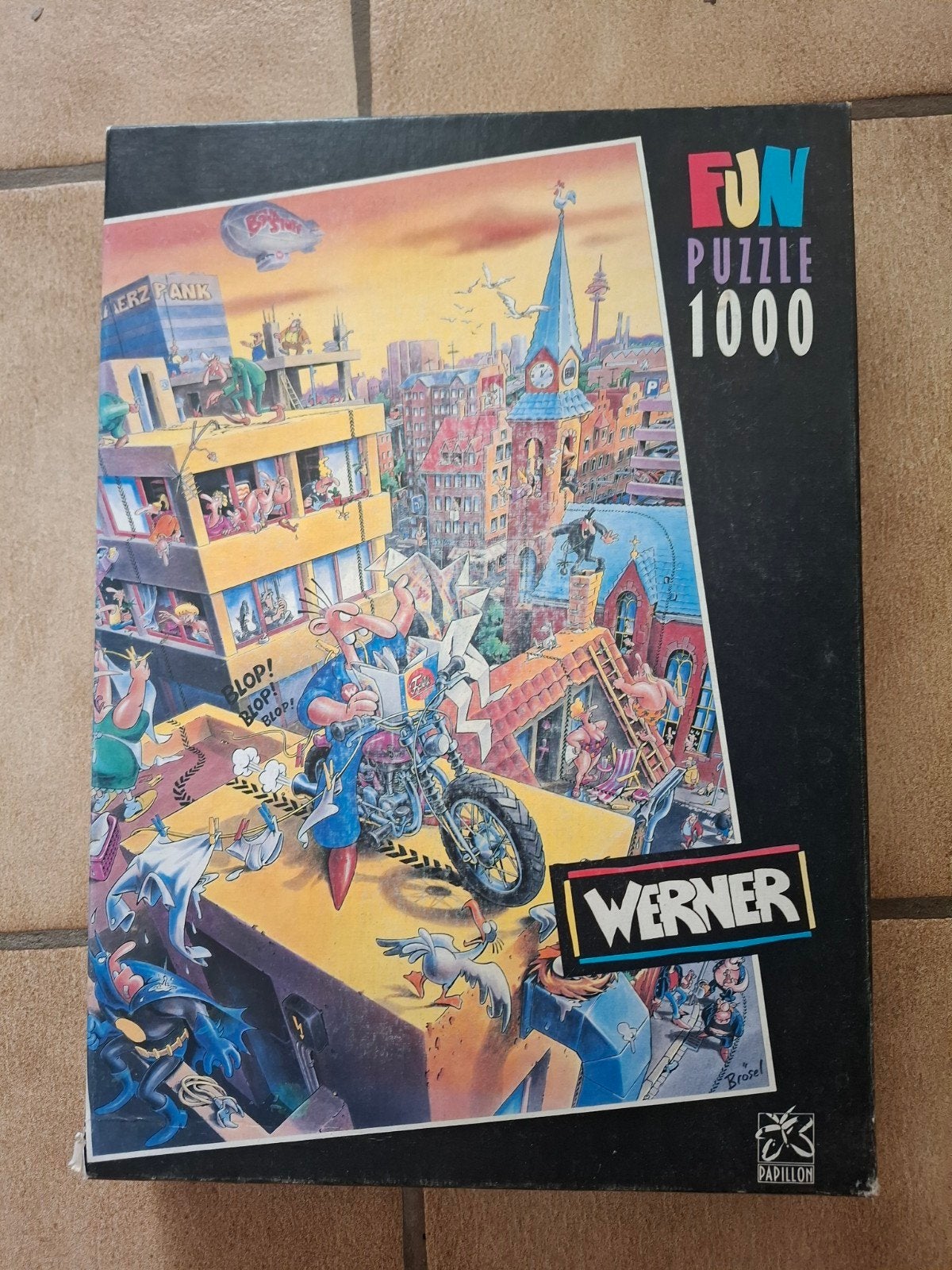 Werner Fun Puzzle 1000 stukjes - Compleet, Ophalen of Verzenden, Gebruikt