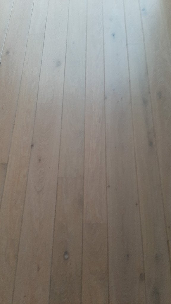 Eiken houten vloer +/- 35m2+3m2  20mm dik, Ophalen, Gebruikt, Vloerdelen of -planken, 10 m² of meer