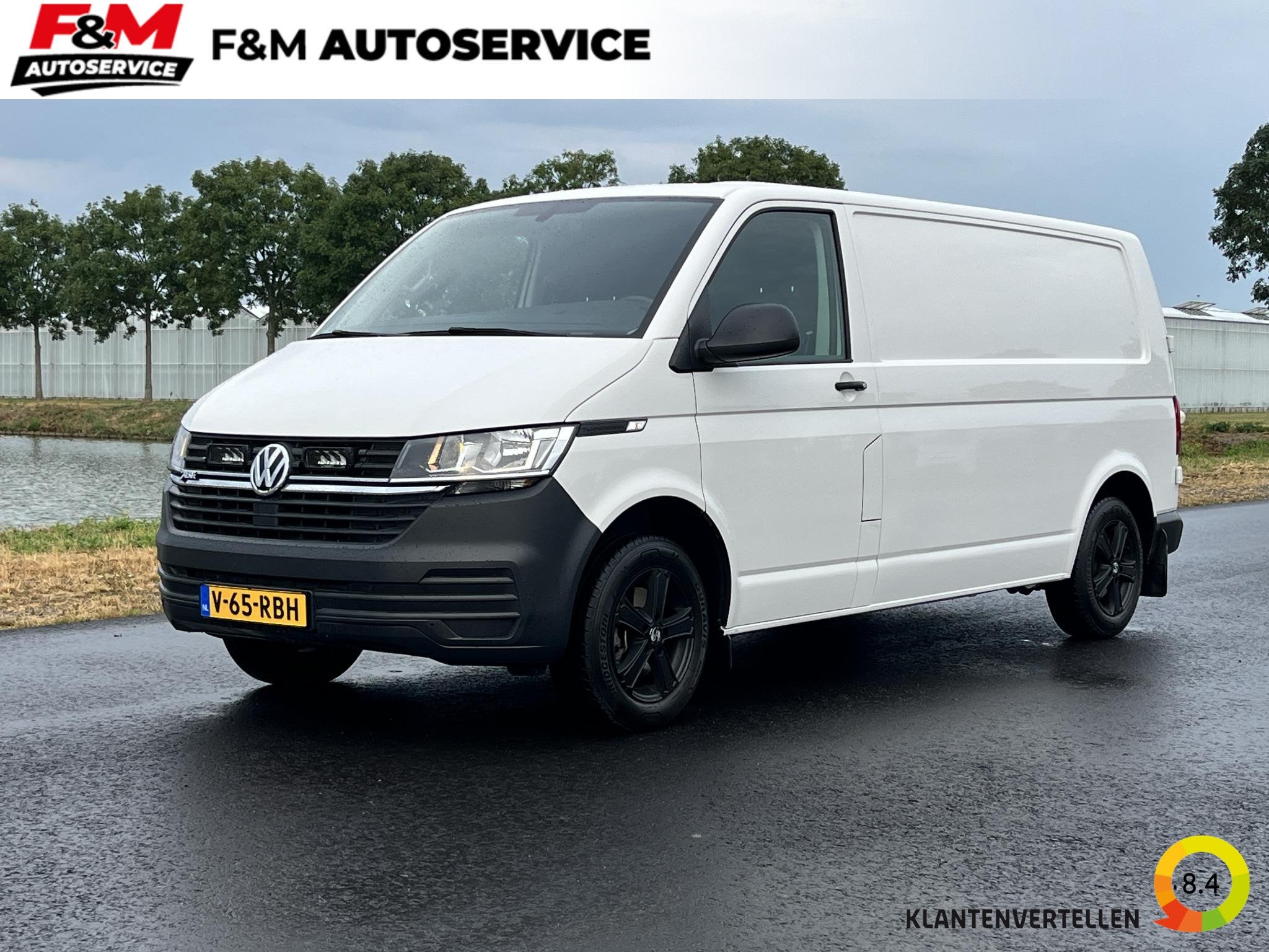 Volkswagen Transporter ABT e 6.1 Airco, carplay, camera, tre, Auto's, Bestelauto's, Stof, Gebruikt, 4 cilinders, Volkswagen
