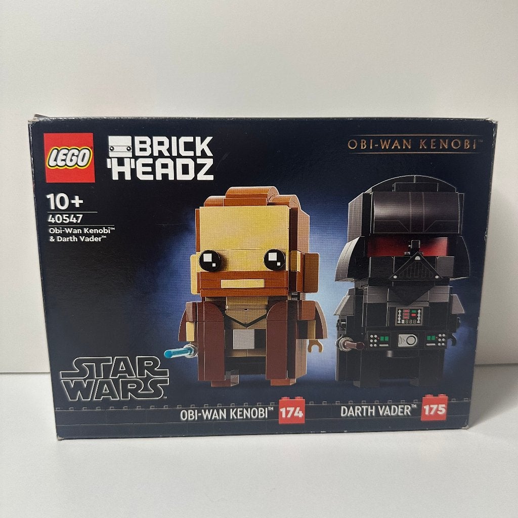 Lego BrickHeadz - 40547 Obi-Wan Kenobi & Darth Vader, Compleet, Star Wars, Lego, Ophalen of Verzenden