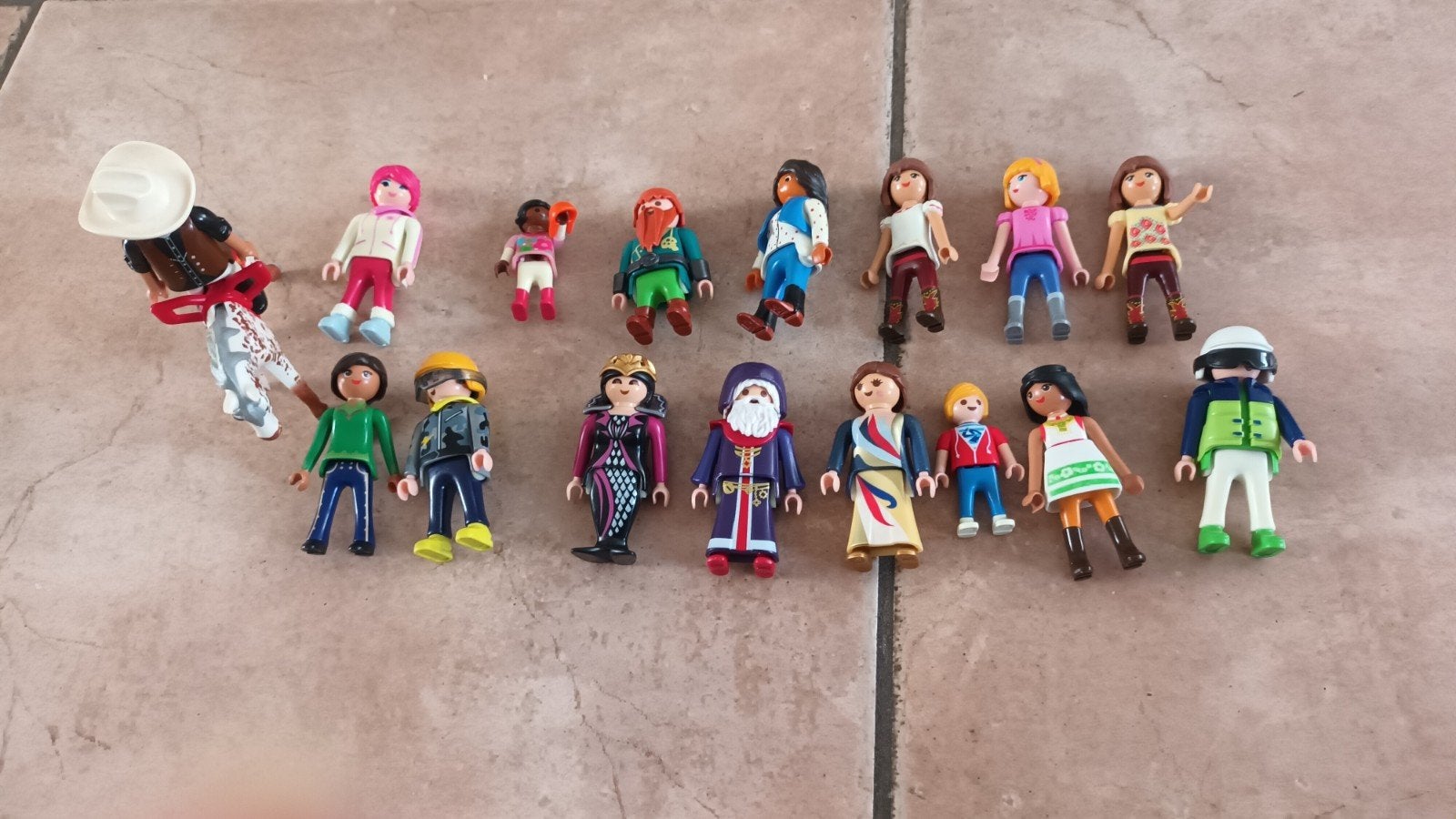 Grote collectie Playmobil poppetjes - diverse figuren, Ophalen of Verzenden, Gebruikt