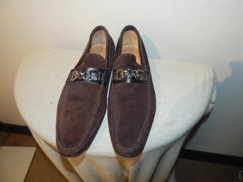 Dolce & Gabbana eerstelijns vintage loafers zilver hardware, Dolce & Gabbana, Bruin, Verzenden, Instappers