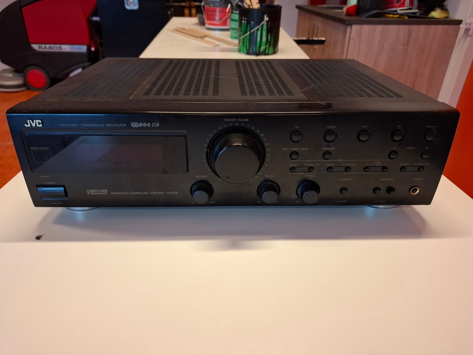 JVC RX-316R Stereo Receiver Versterker, Ophalen