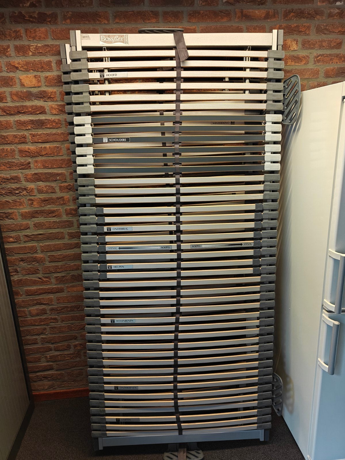 Tweepersoonsbed Beter Bed - Lattenbodems en bedframe, Ophalen, Zwart, Tweepersoons, 200 cm