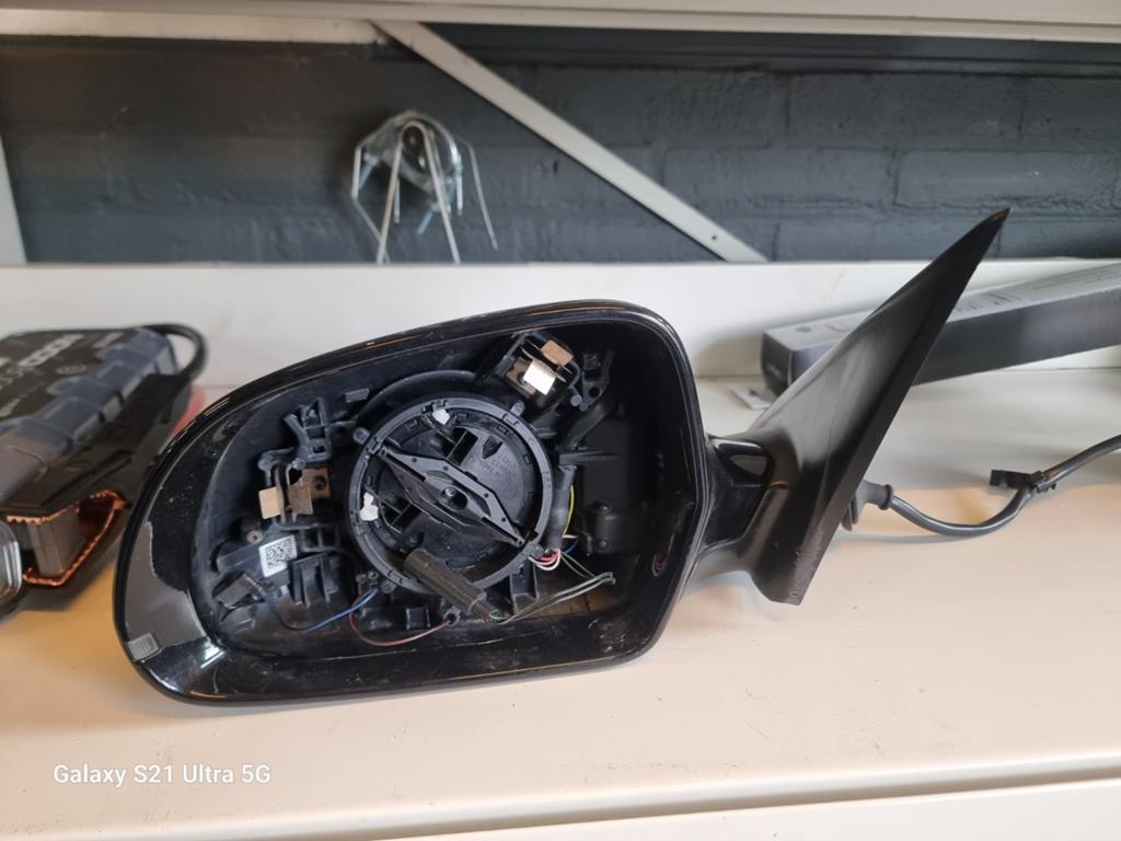 Audi Q5 buitenspiegel kap Linkerzijde kleur zwart vanaf 2010, Auto-onderdelen, Ophalen, Gebruikt, Audi