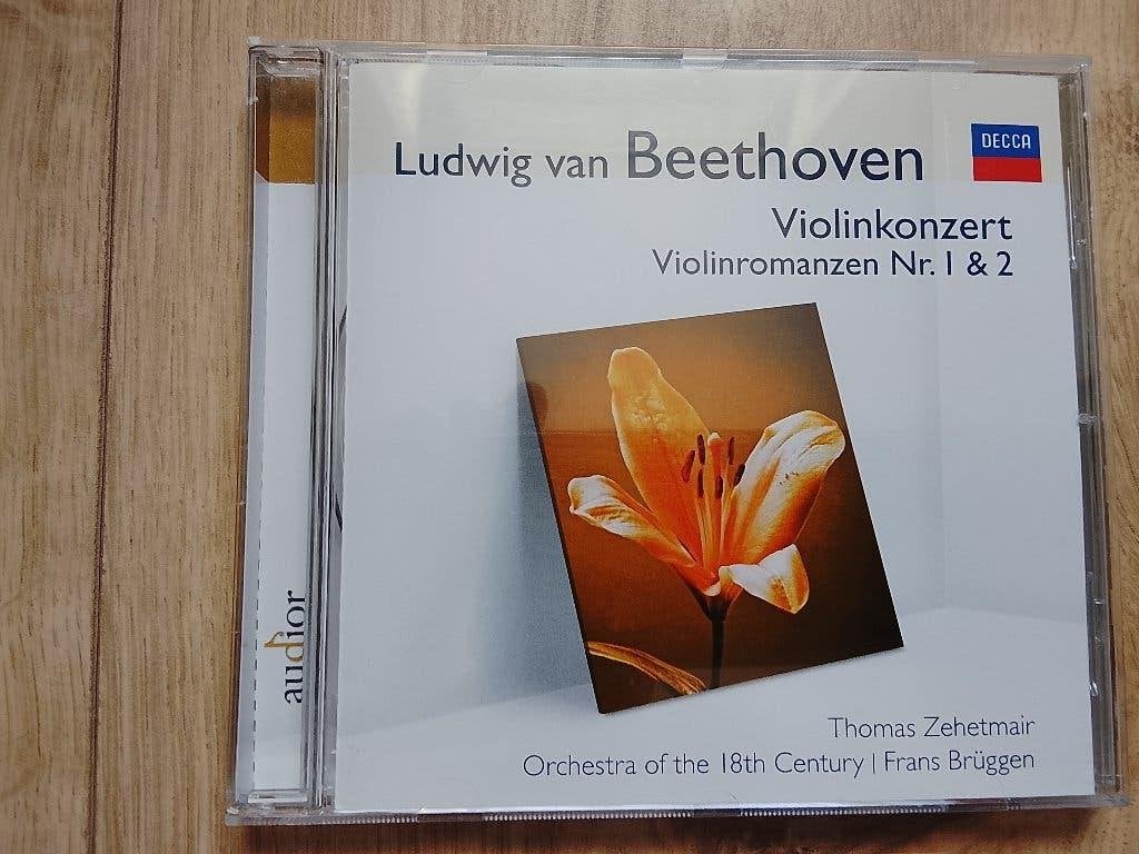 Beethoven Violin Concerto Bruggen Zehetmair Decca Als Nieuw, Ophalen of Verzenden, Zo goed als nieuw, Classicisme, Orkest of Ballet
