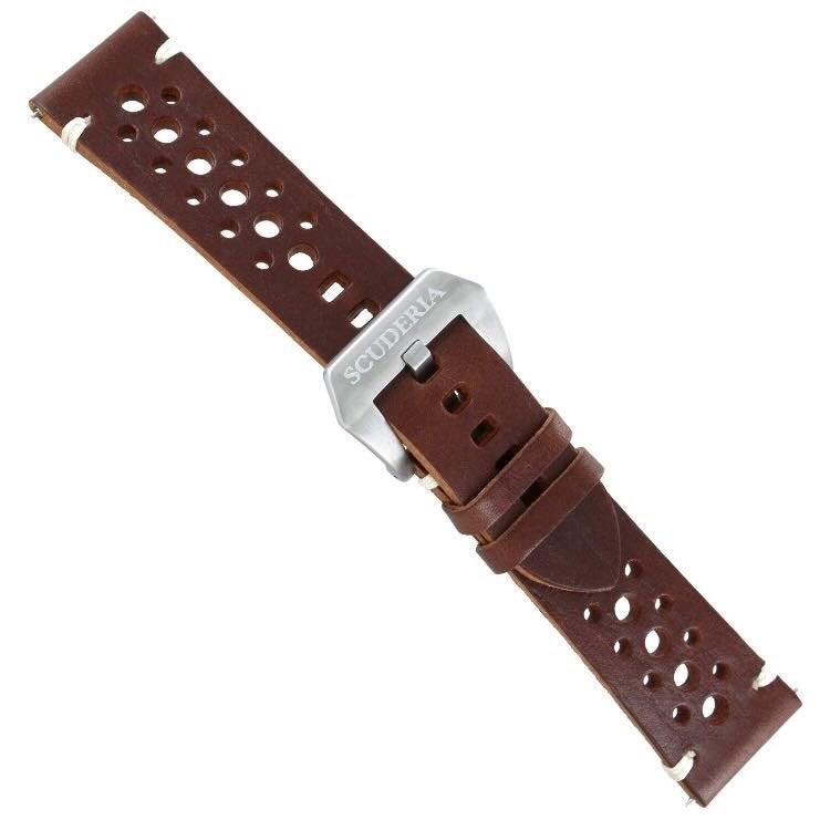 CT Scuderia horloge band riem bruin of zwart, Overige merken, Leer, Polshorloge, Nieuw