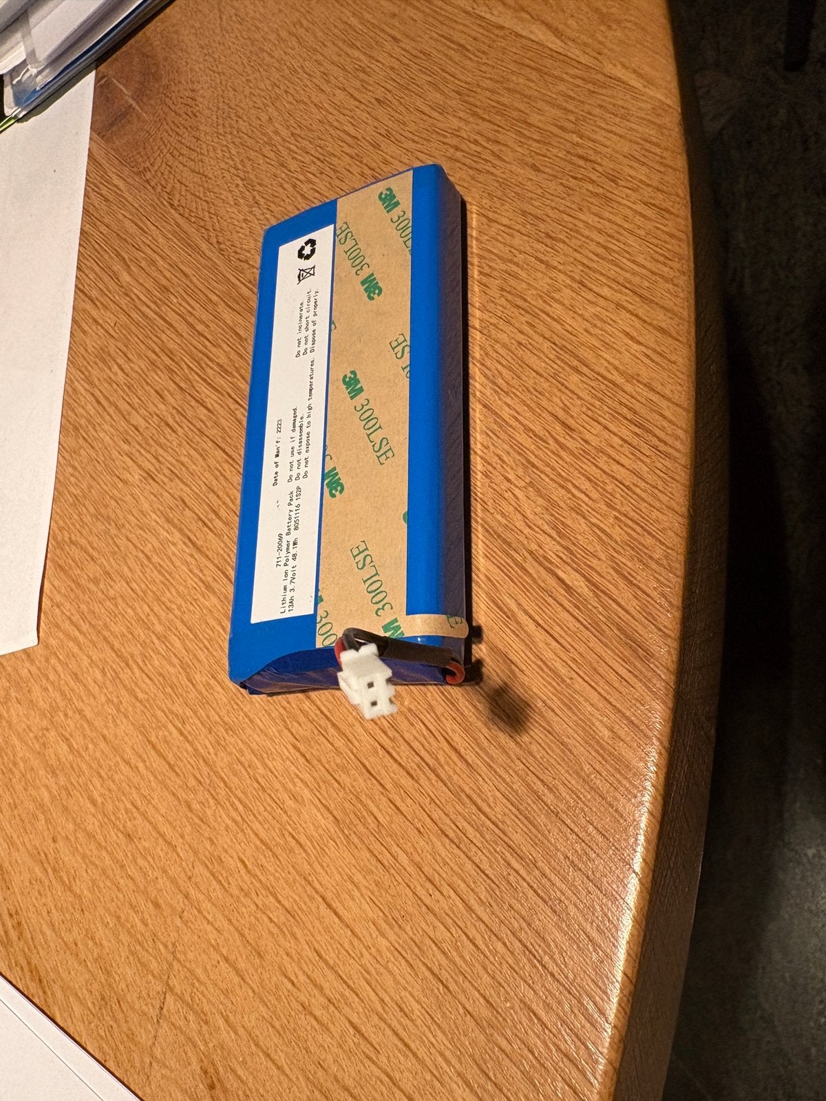 Litihium Ion accu pack 13Ah 3,7 volt, Ophalen of Verzenden, Zo goed als nieuw