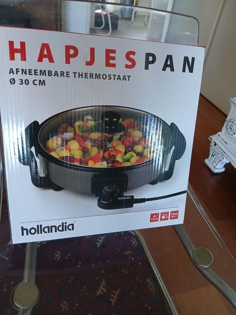 Electrische hapjespan, Ophalen of Verzenden, Nieuw, 4 t/m 7 personen