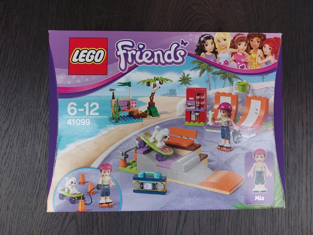 41099 lego friends heartlake skate park, Lego, Friends, Ophalen of Verzenden, Zo goed als nieuw