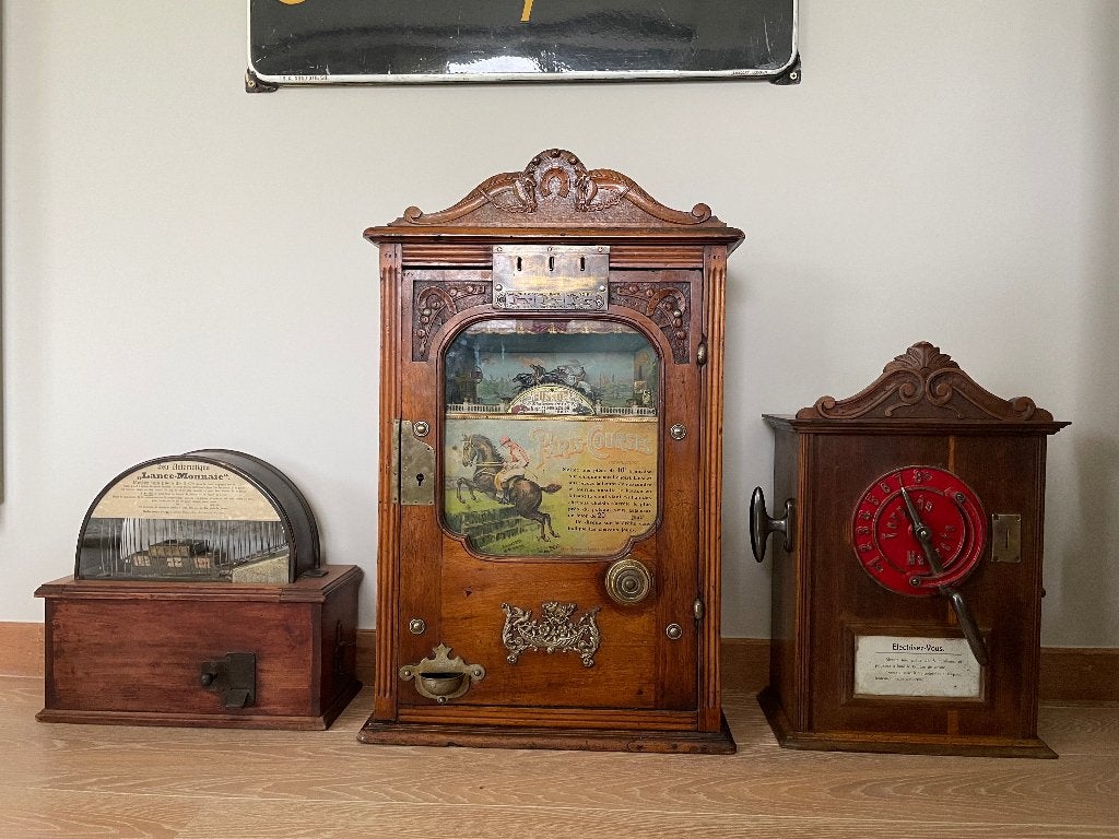 Antieke speelautomaten te koop gevraagd, Ophalen of Verzenden, Gebruikt