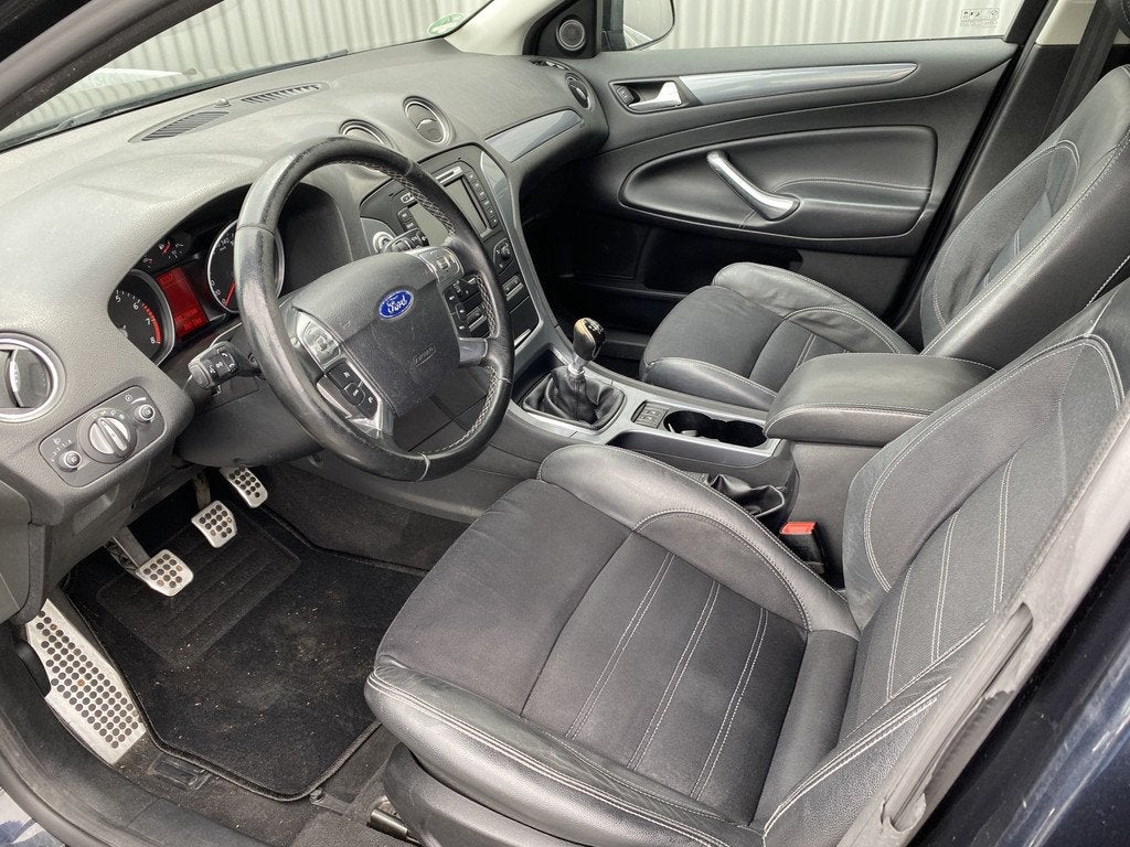 Ford Mondeo Wagon 1.6 EcoBoost Lease Titanium Leer/Stof, Cli, Auto's, Ford, Voorwielaandrijving, Gebruikt, 4 cilinders, Mondeo