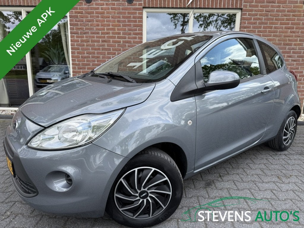 Ford Ka 1.2 Style s/s KOUDE AIRCO / ELEK.RAMEN / CV+AB / RIJ, Auto's, Stof, 4 cilinders, 4 stoelen, Origineel Nederlands