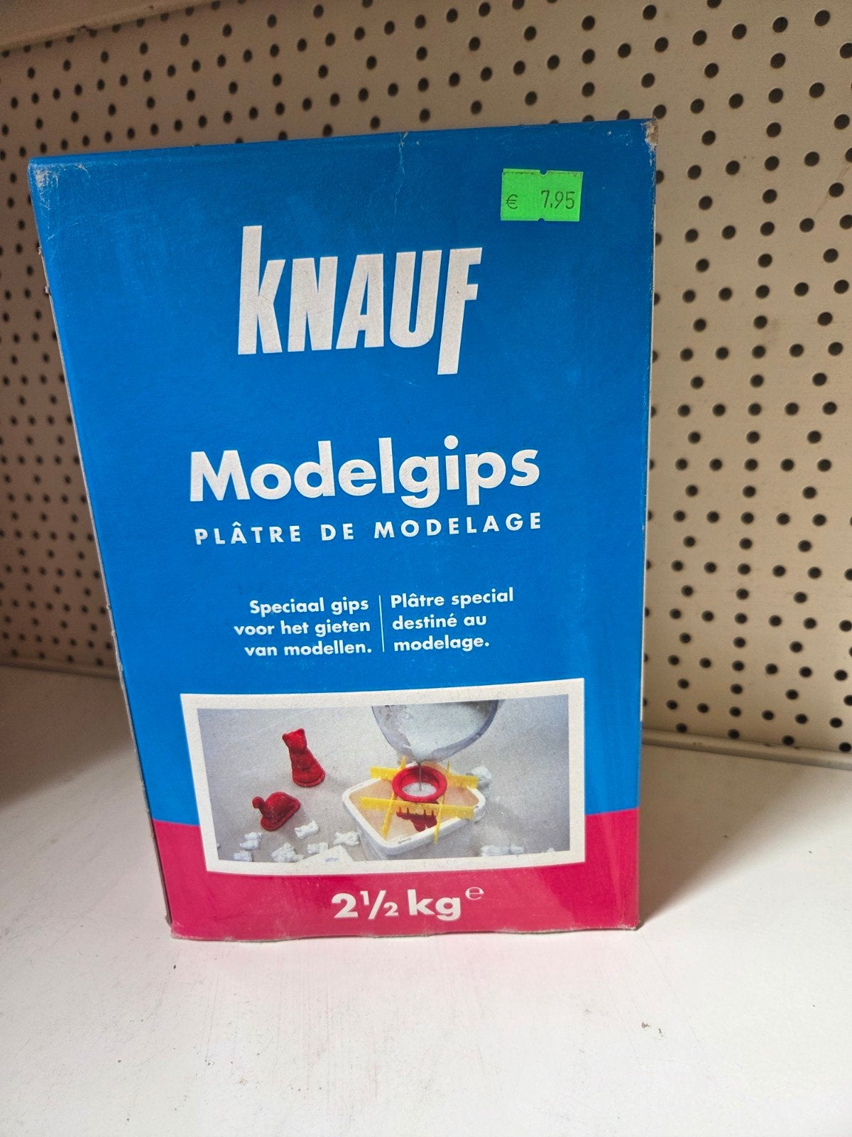 Knauf Modelgips 2,5 kg - Speciaal gips voor modellen, Ophalen of Verzenden