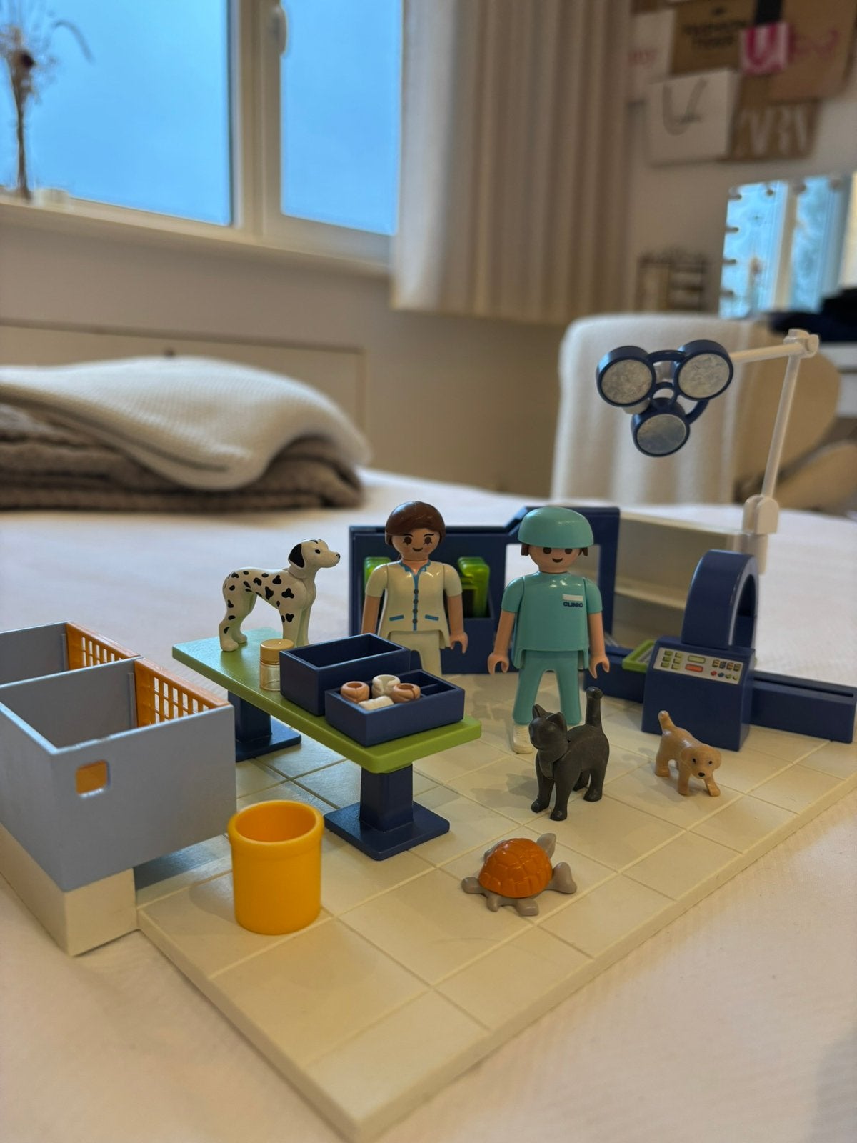 Playmobil set 4346: Dierenarts praktijk operatiekamer, Ophalen of Verzenden, Zo goed als nieuw, Complete set