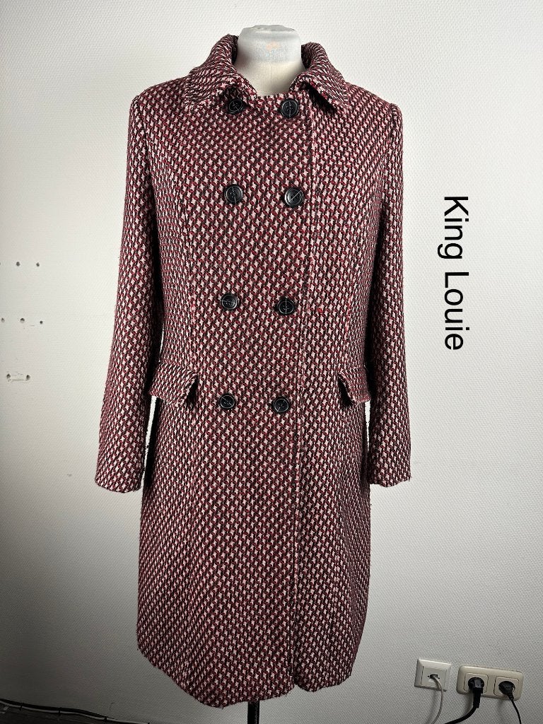 King Louie Manteljas  (mt: 42) 28,7/163, Kleding | Dames, Jassen | Zomer, Maat 42/44 (L), Ophalen of Verzenden, Zo goed als nieuw